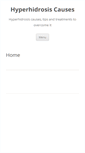 Mobile Screenshot of hyperhidrosiscauses.net